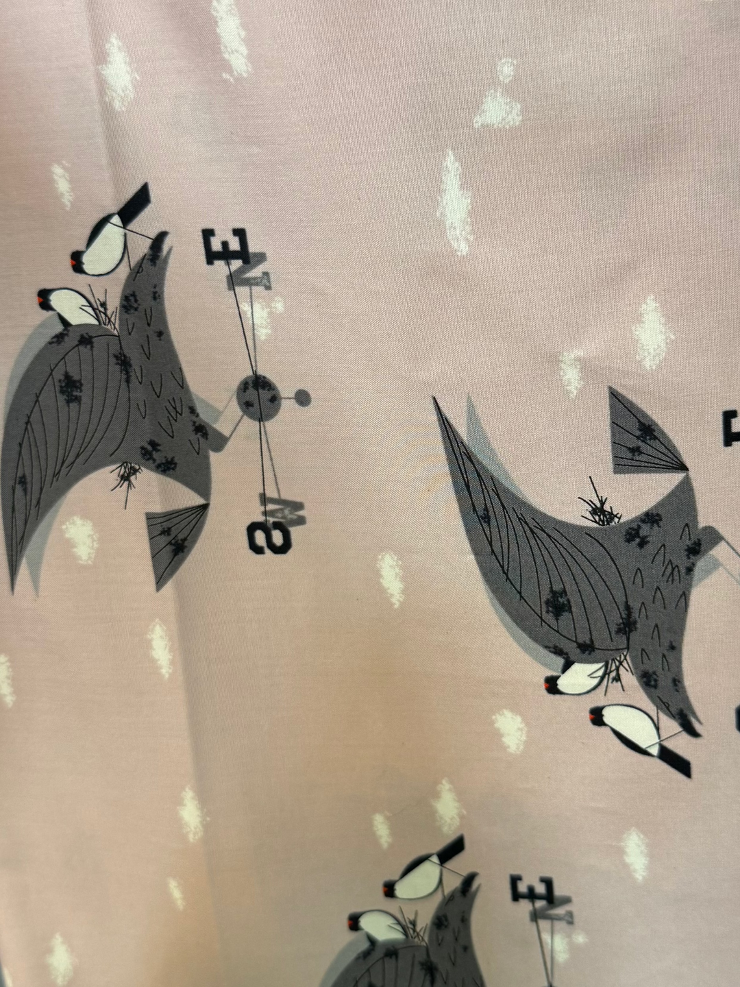 Charley Harper Weathervane Poplin – Ford Times Birds Vol. 1