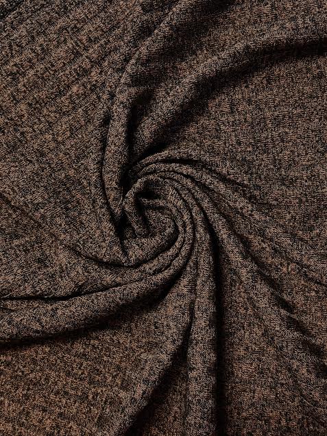 Brown Cotton Seersucker
