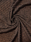 Brown Cotton Seersucker