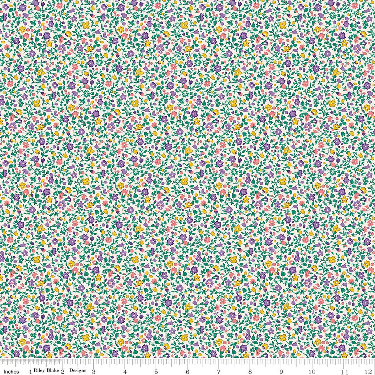 Everlasting Posy Haze A | Riley Blake for Liberty Fabrics