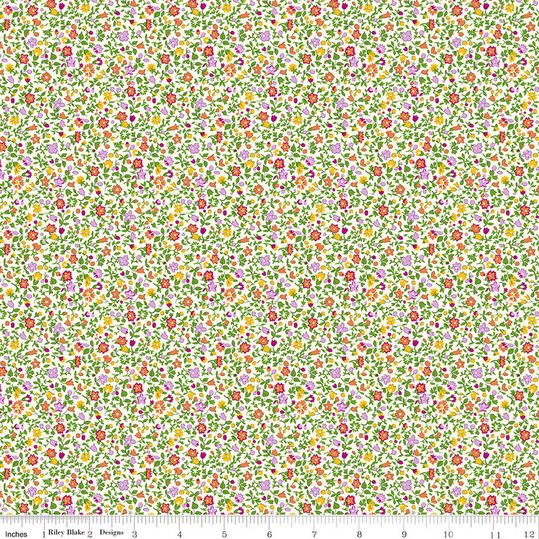 Everlasting Posy Haze B | Riley Blake for Liberty Fabrics