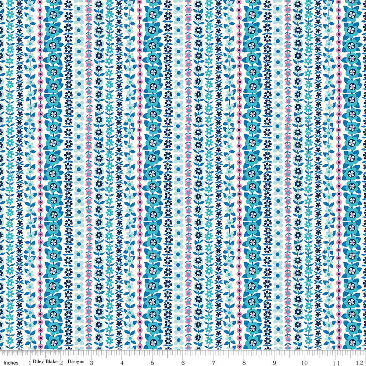 Everlasting Soho Stripe A | Riley Blake for Liberty Fabrics