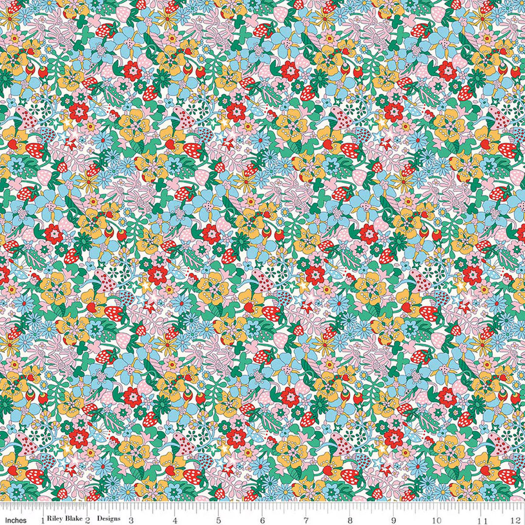 Everlasting Flowertop Forest B | Riley Blake for Liberty Fabrics