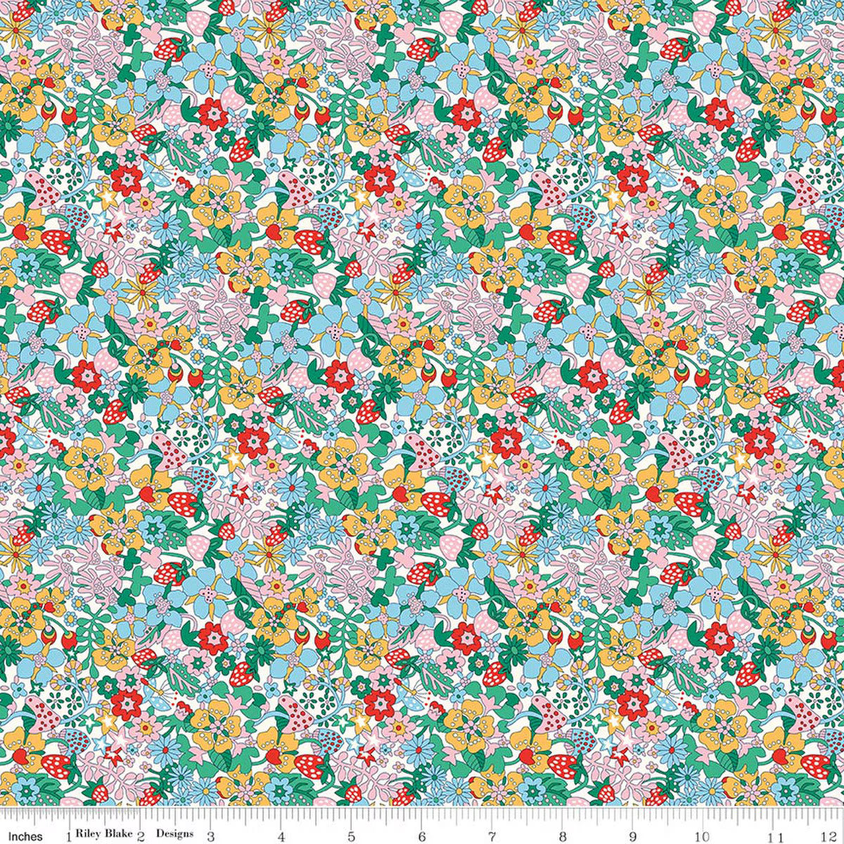Everlasting Flowertop Forest B | Riley Blake for Liberty Fabrics