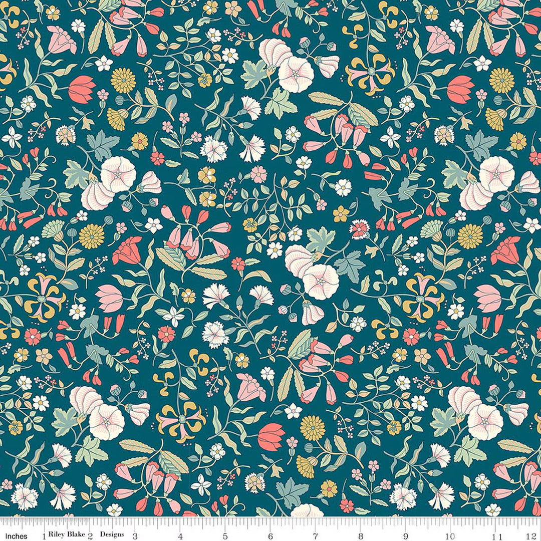 Everlasting Wildflower Field A | Riley Blake for Liberty Fabrics