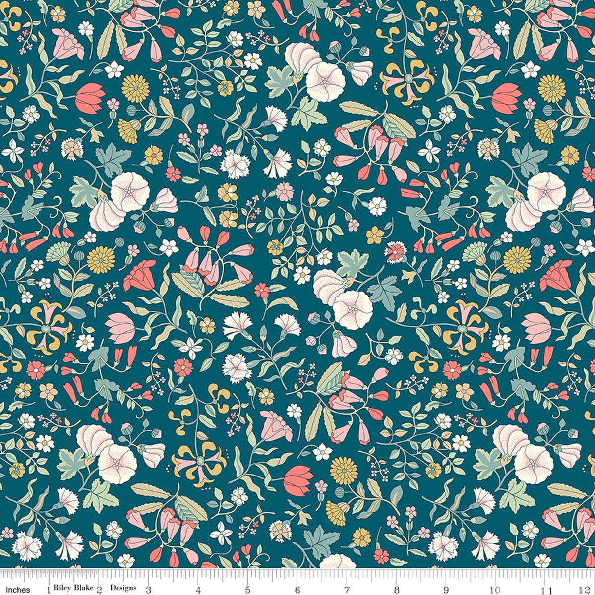 Everlasting Wildflower Field A | Riley Blake for Liberty Fabrics