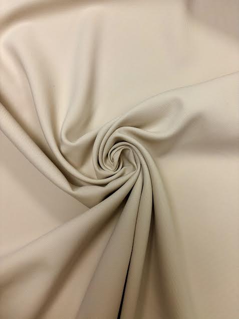 Beige Solid | Viscose Twill | Made in Italy
