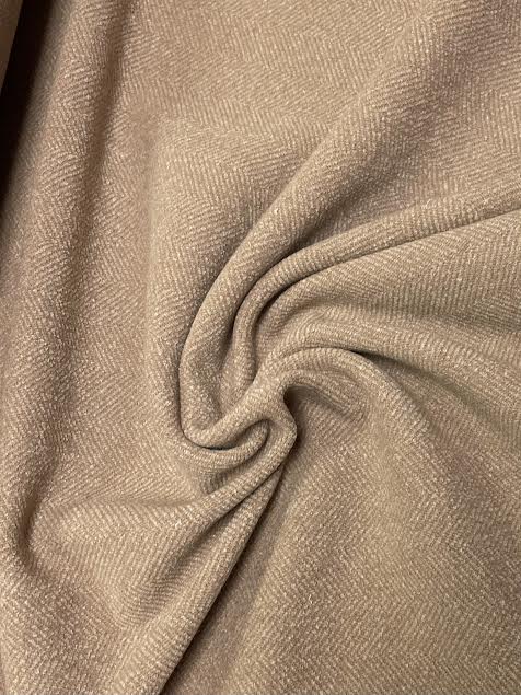 Burberry | Tan Chevron Wool | Made in Italy