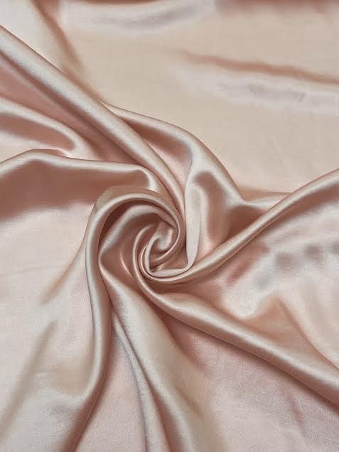 Rose Pink Satin | Viscose | Made in Italy