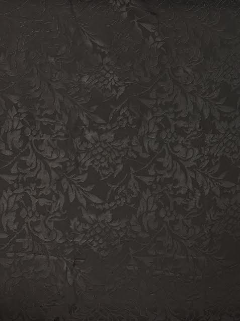 Black Floral | Viscose Jacquard | Made in Italy