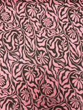 Pink & Brown Floral | Cotton | Made in Italy