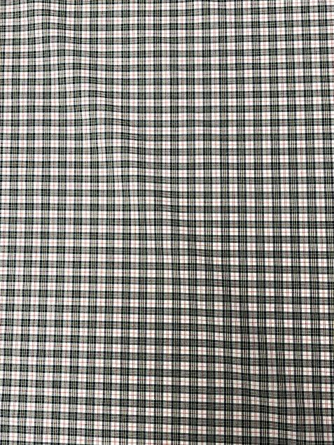 Balenciaga Black, White, Red, & Yellow Plaid | Cotton | Made in Italy