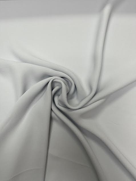 Light Grey Solid | Viscose | Made in Italy