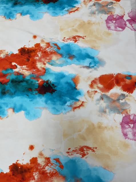 Watercolor | Viscose | Made in Italy