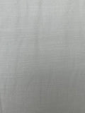 Ivory Solid Twill | Viscose | Made in Italy