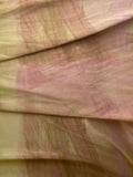 Pink & Yellow Watercolor Texture | Silk