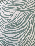 Sage Green Zebra Print | Linen Blend