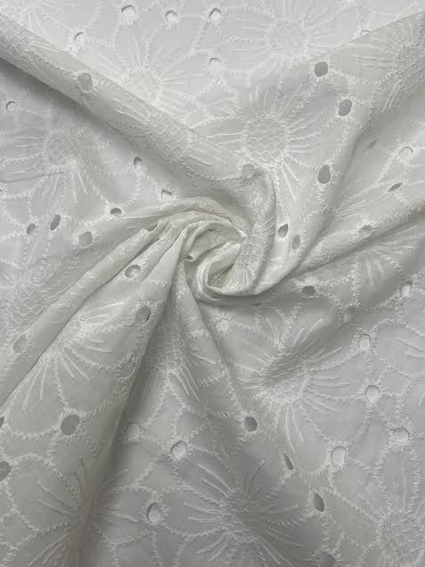 Sunflower Sangallo Eyelet Cotton | Lace | Made in Italy