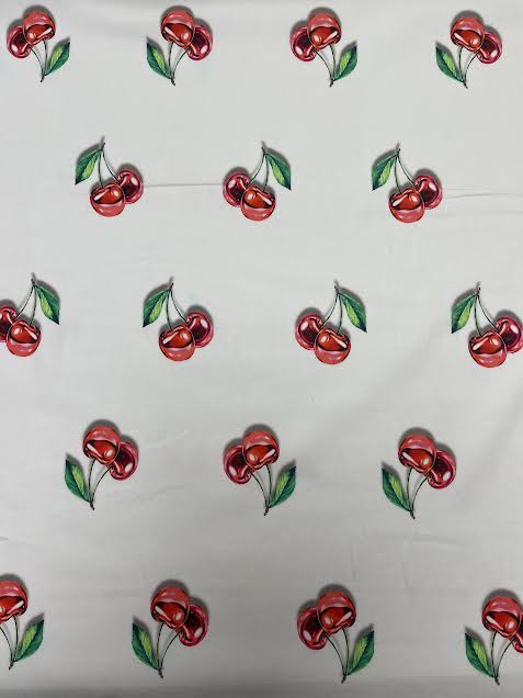 Cherry Print | Cotton | Made in Italy