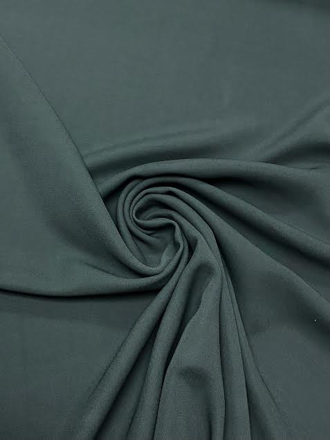 Hunter Green Solid | Viscose | Made in Italy