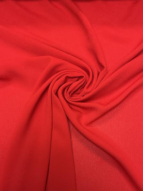 Red Solid | Viscose | Made in Italy