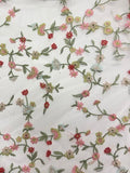 Pink, Yellow, and Red Floral | Lace