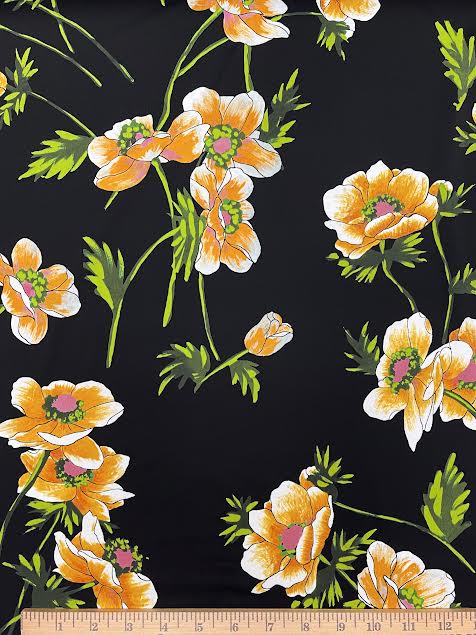 Balenciaga | Floral on Black Knit | Made in Italy