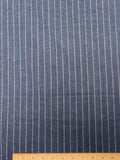 Rigo Samo | Blue Stripe Linen Blend | Made in Italy