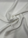 Ivory Stretch Twill | Silk Blend | Made in Italy