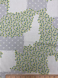 Brend Grey Patchwork  | Cotton | Made in Italy