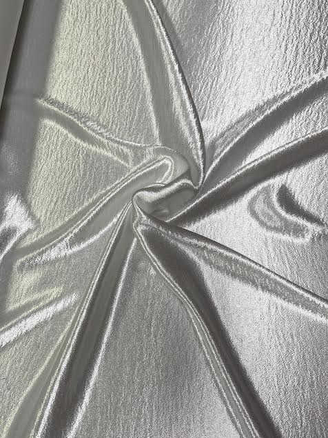 White Viscose Blend | Satin | Made in Italy
