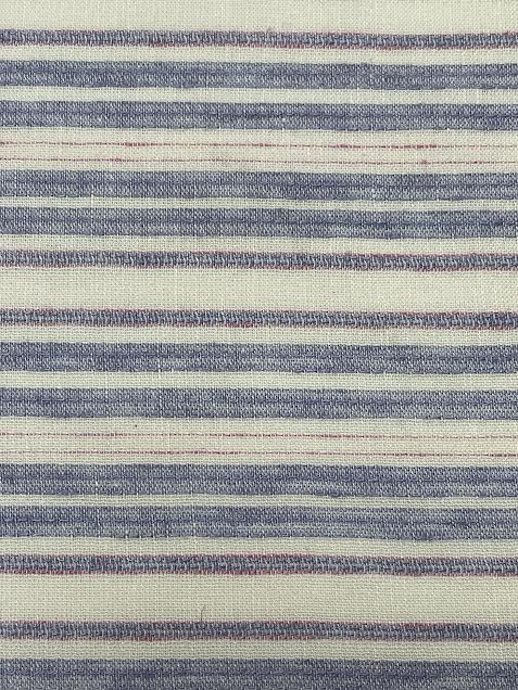 Blue & Pink Stripe | Viscose Linen | Made in Italy