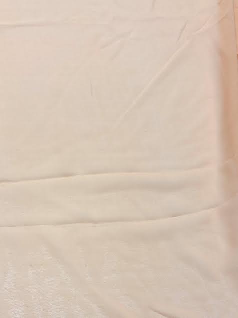 Peachy Pink Solid Chiffon | Silk