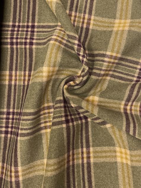 Burberry | Check Wool Cape Panel With Fringe | Made in Italy