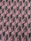 Pink & Black Patterned Jacquard Boucle Tweed | Made in Italy