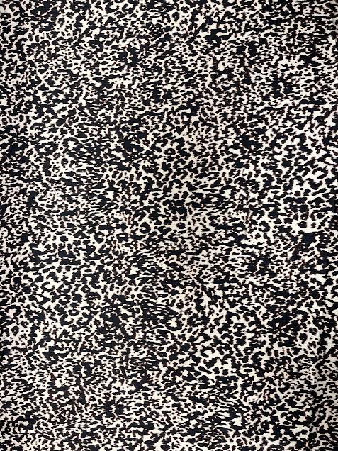 Cheetah Print | Viscose Poly Blend | Made in Italy