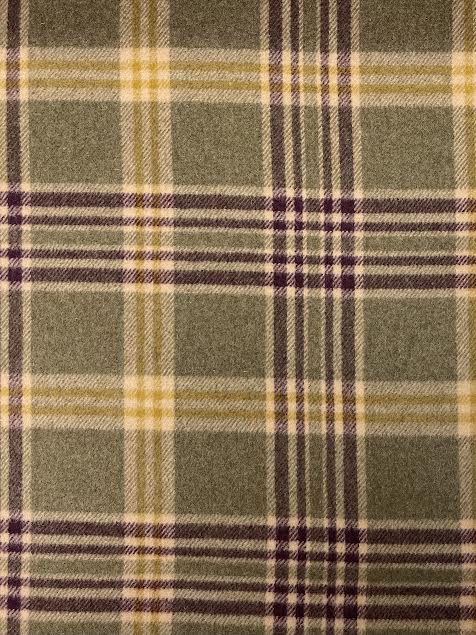 Burberry | Check Wool Cape Panel With Fringe | Made in Italy