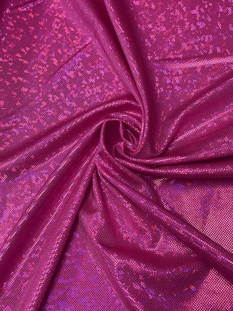 Pink Shattered Glass Metallic | Spandex