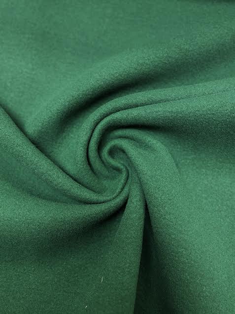 Burberry Deadstock | Forest Green Wool | Made in Italy