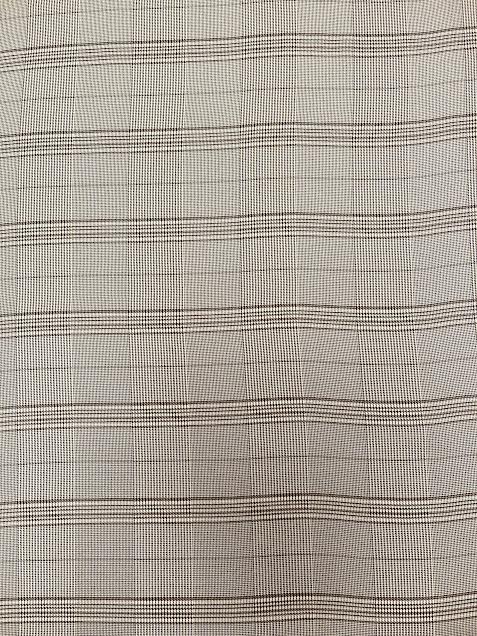 Cream & Brown Plaid | Viscose | Made in Italy