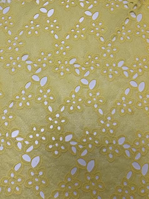 Yellow Lace | Poly-blend | Made in Italy