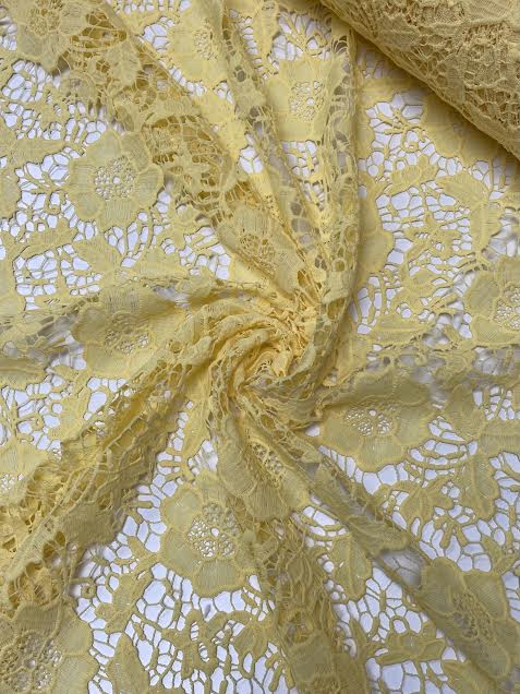 Yellow Floral | Lace | Made in Italy