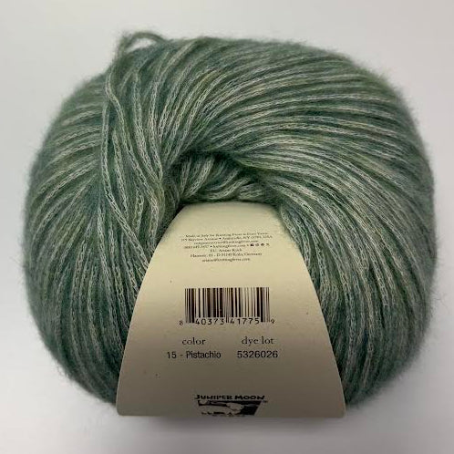 Juniper Moon Farm Cotton Marino Blend in Pistachio