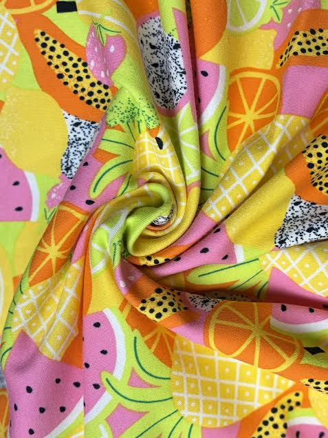 Multicolor Fruit Print