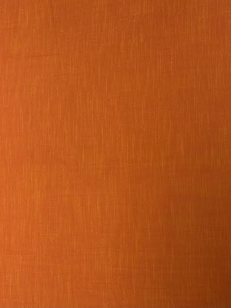 Warm Orange Solid | Yarn Dyed Woven Cotton