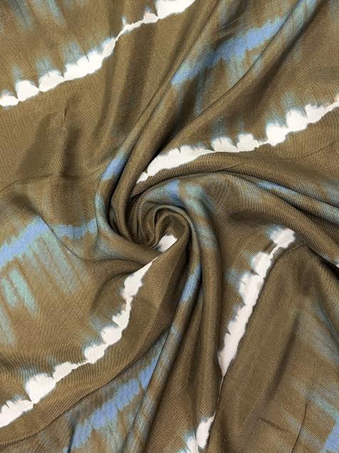 Altuzarra | Green and Blue Tie Dye Linen Blend | Made in Italy
