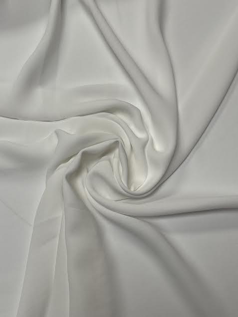 White Solid | Viscose | Made in Italy