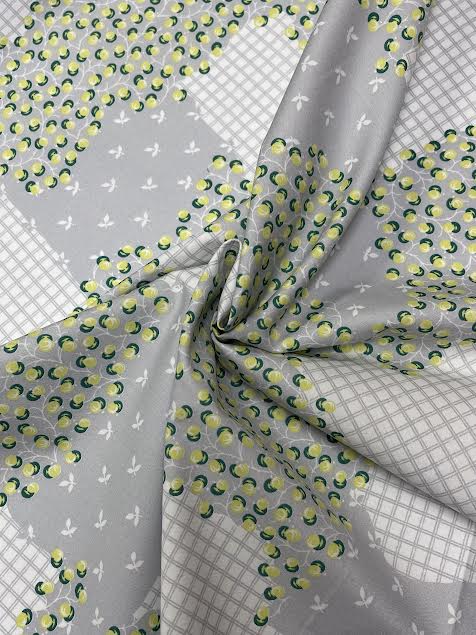 Brend Grey Patchwork  | Cotton | Made in Italy