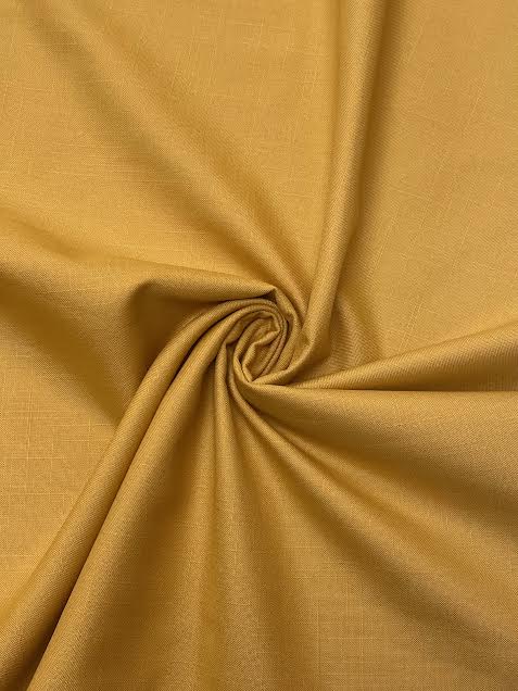 Warm Yellow Solid | Linen | Made in Italy