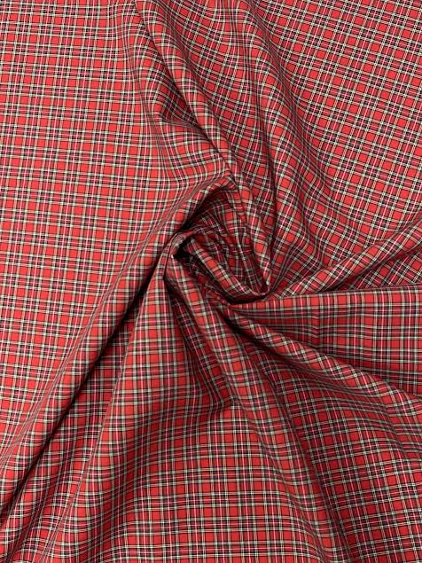 Balenciaga | Red Plaid Cotton | Made in Italy